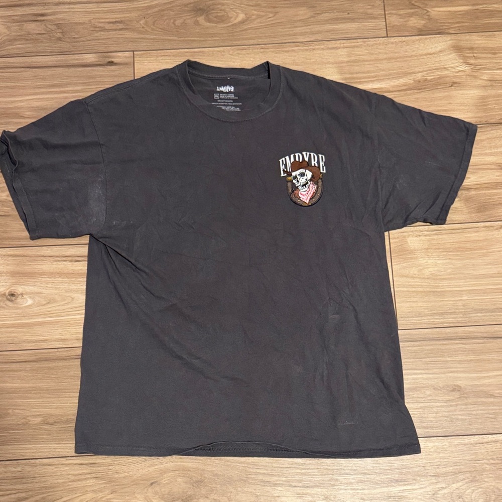 Empyre Black Skull Graphic Tee